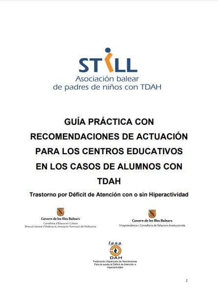 guia TDAH PAUTAS - CENTROS EDUCATIVOS 14